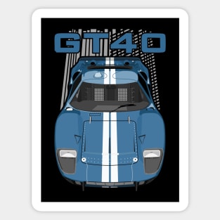 Ford GT40-blue Sticker